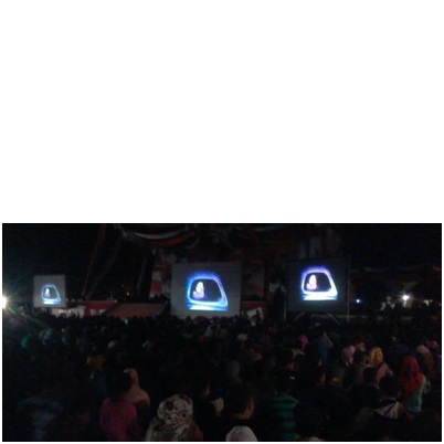 Nobar G 30S/PKI, Ribuan Warga Bengkalis Tumpah di Lapangan Tugu